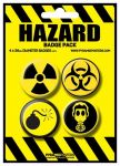 Placka set - Hazard - 4x38mm