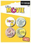 Placka set - The Simpsons Movie - 4x38mm