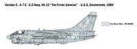 Model Kit letadlo 1411 - A-7E Corsair II (1:72)