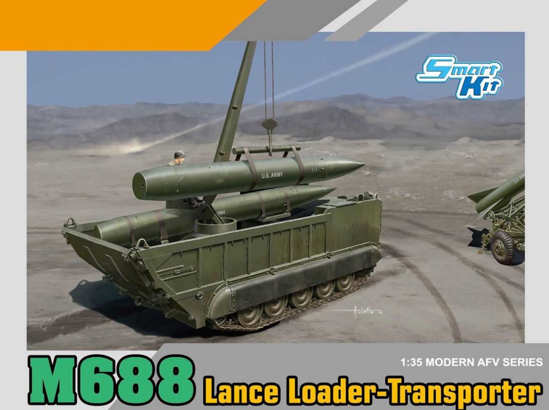 Model Kit military 3607 - M688 Lance Loader-Transporter (1:35) Dragon