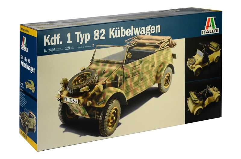 Model Kit military 7405 - Kdf.1 Typ 82 Kübelwagen (1:9) Italeri