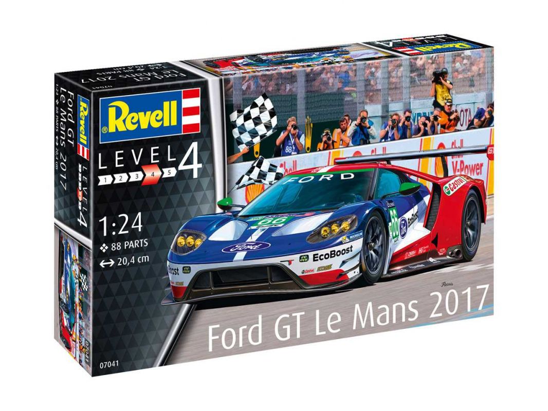Plastic ModelKit auto 07041 - Ford GT Le Mans 2017 (1:24) Revell