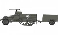 Classic Kit VINTAGE military A02318V - M3 Half Track & 1 Ton Trailer (1:76) Airfix