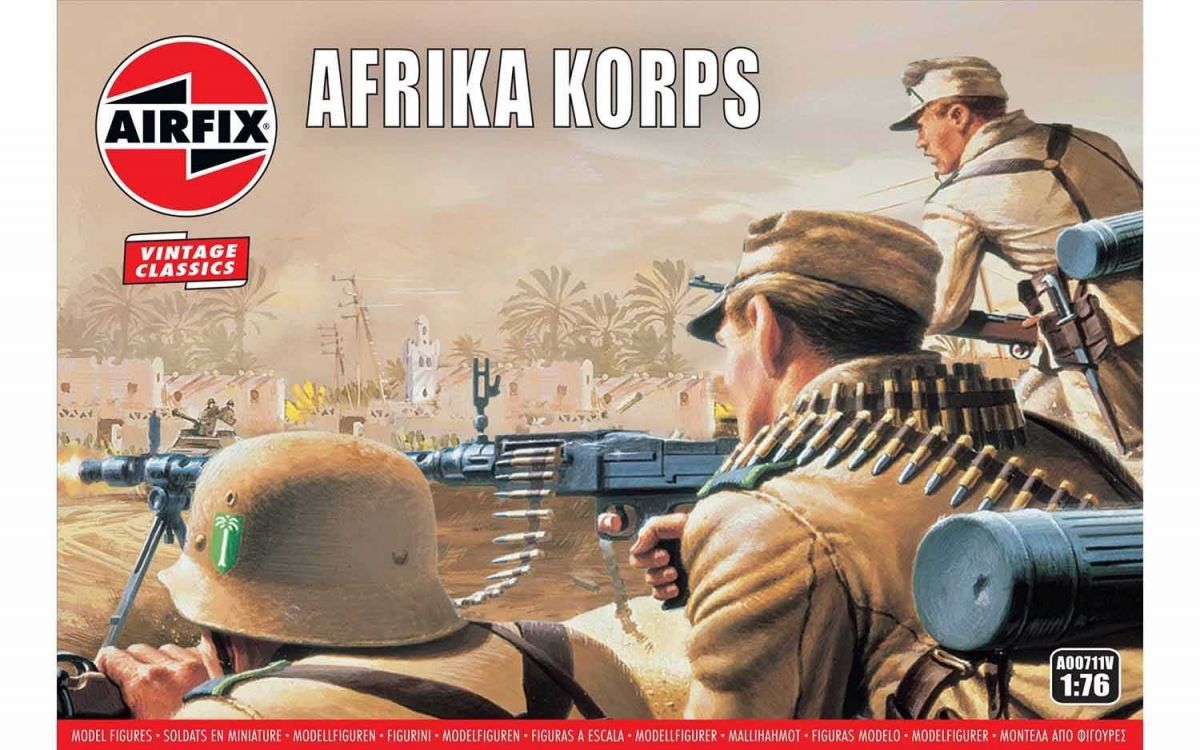 Classic Kit VINTAGE figurky A00711V - Afrika Korps (1:76) Airfix