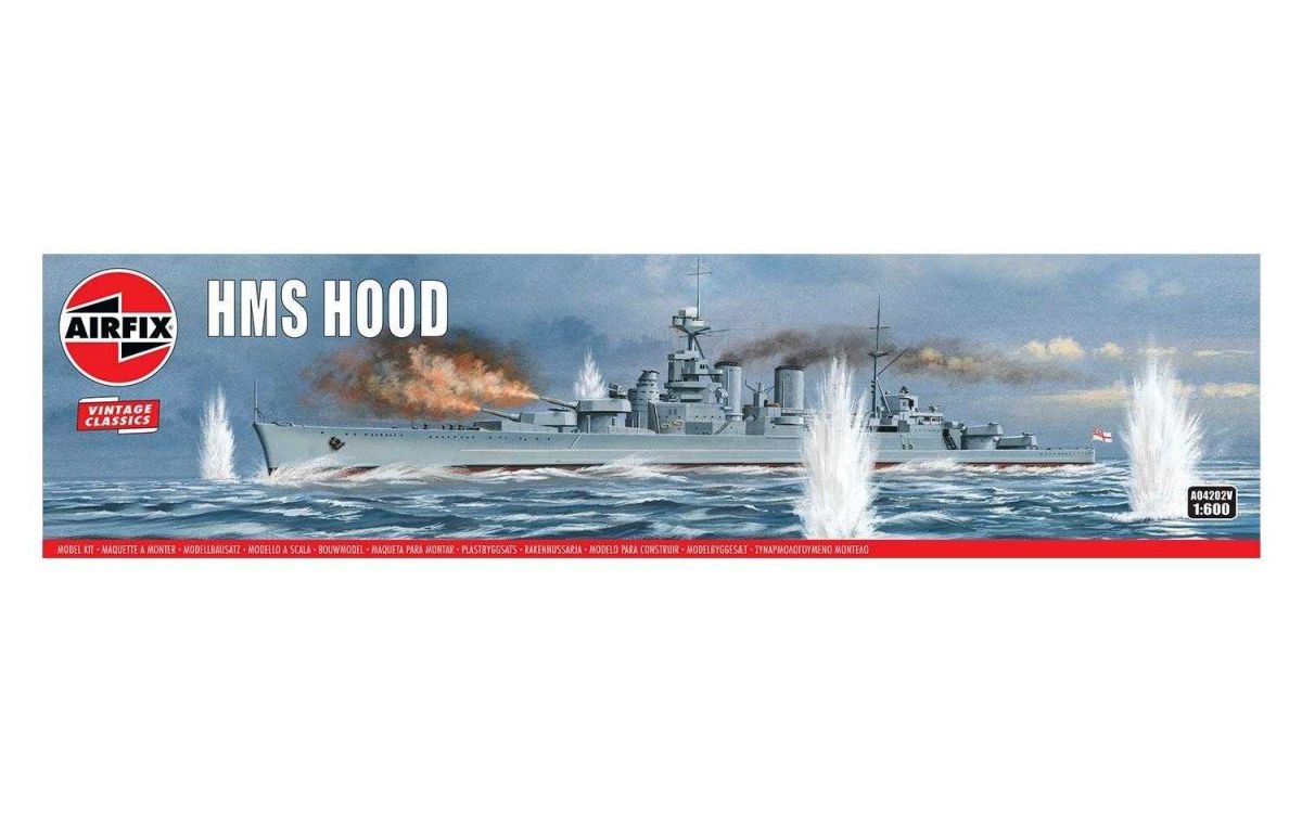 Classic Kit VINTAGE loď A04202V - HMS Hood (1:600) Airfix