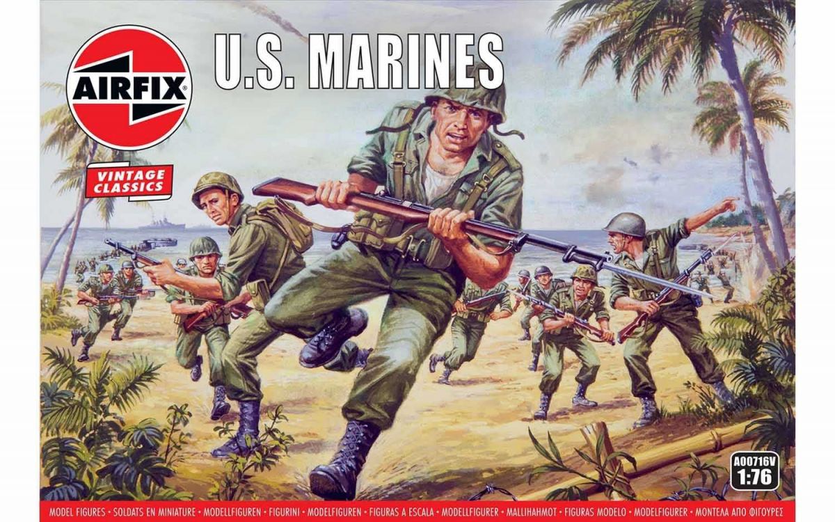 Classic Kit VINTAGE figurky A00716V - US Marines (1:76) Airfix