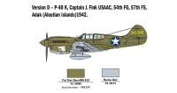 Model Kit letadlo 2795 - P-40E/K Kittyhawk (1:48) Italeri