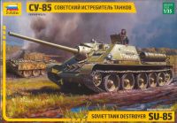 Model Kit military 3690 - SU-85 Soviet Tank Destroyer (1:35) Zvezda