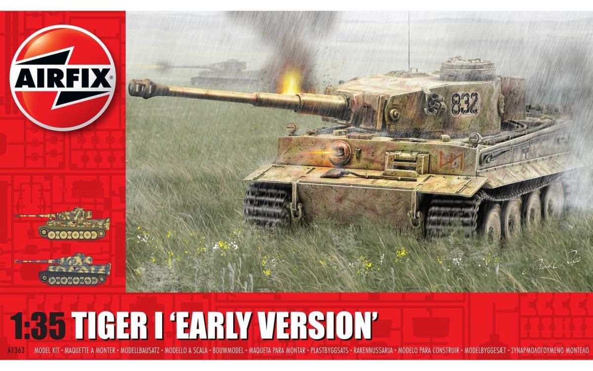 Classic Kit tank A1363 - Tiger-1, Early Version (1:35) Airfix