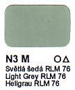 N3 M Světlá šedá RLM 76