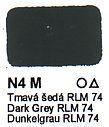 N4 M Tmavá šedá RLM 74