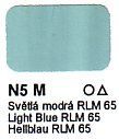 N5 M Světlá modrá RLM 65 Agama