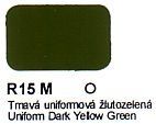 R15 M Tmavá uniformová žlutozelená
