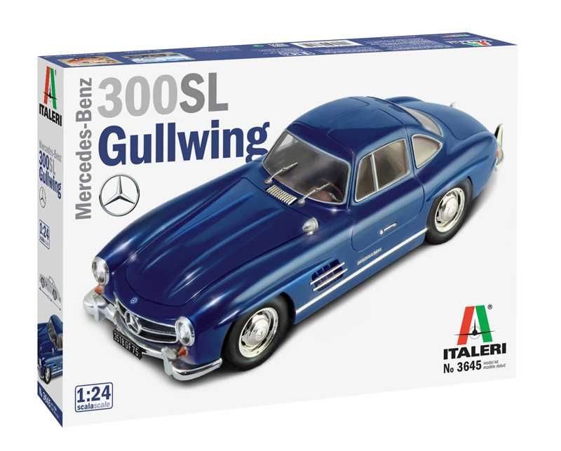 Model Kit auto 3645 - Mercedes Benz 300 SL Gullwing (1:24) Italeri