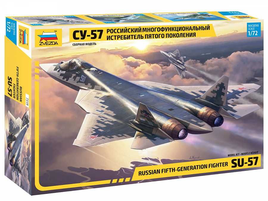 Model Kit letadlo 7319 - Sukhoi SU-57 (1:72) Zvezda