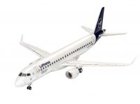 Plastic ModelKit letadlo 03883 - Embraer 190 Lufthansa New Livery (1:144) Revell