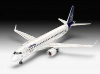 Plastic ModelKit letadlo 03883 - Embraer 190 Lufthansa New Livery (1:144) Revell