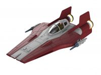 Build & Play SW 06770 - Resistance A-wing Fighter, red (světelné a zvukové efekty) (1:44) Revell