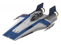 Build & Play SW 06773 - Resistance A-wing Fighter, blue (světelné a zvukové efekty) (1:44) Revell