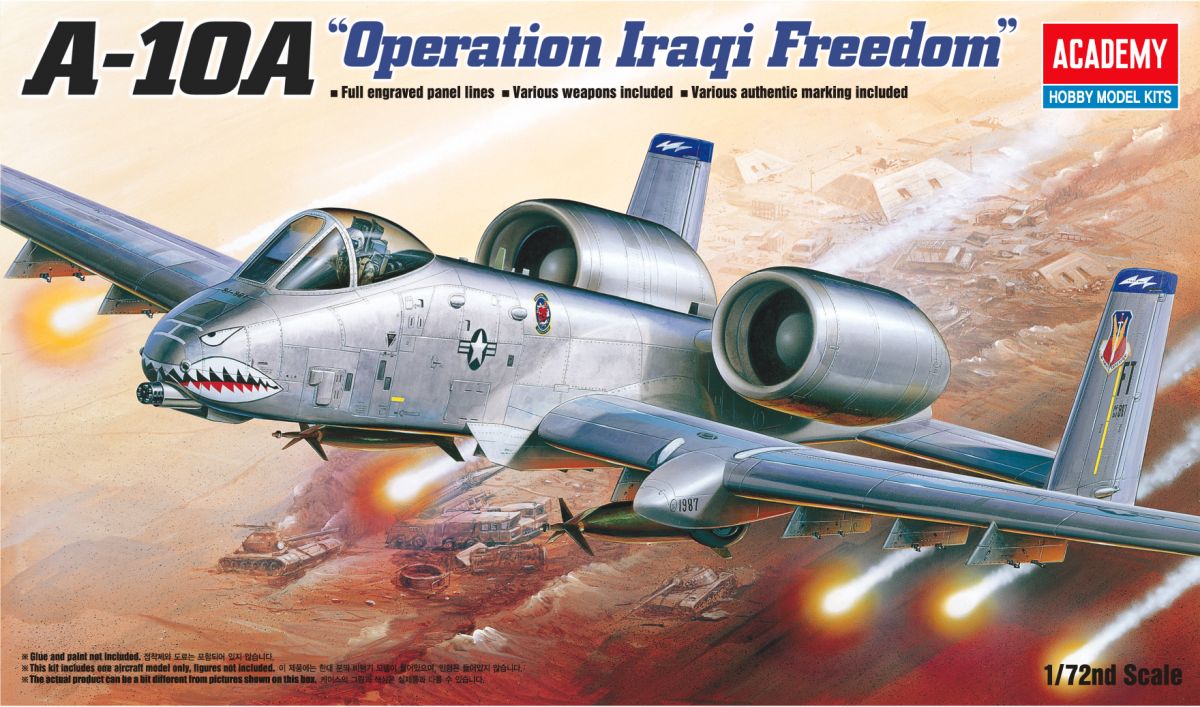 Model Kit letadlo 12402 - A-10A "OPERATION IRAQI FREECOM" (1:72) Academy