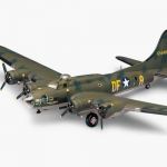 Model Kit letadlo 12495 - B-17F "MEMPHIS BELLE" (1:72)