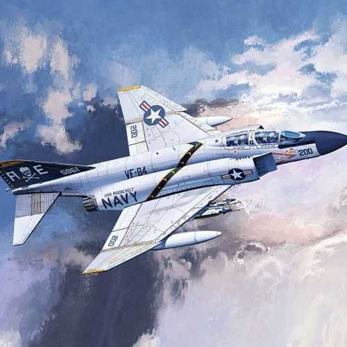 Model Kit letadlo 12529 - USN F-4J "VF-84 Jolly Rogers" (1:72) Academy