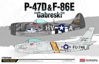 Model Kit letadlo 12530 - P-47D & F-86E "Gabreski" LE: (1:72)