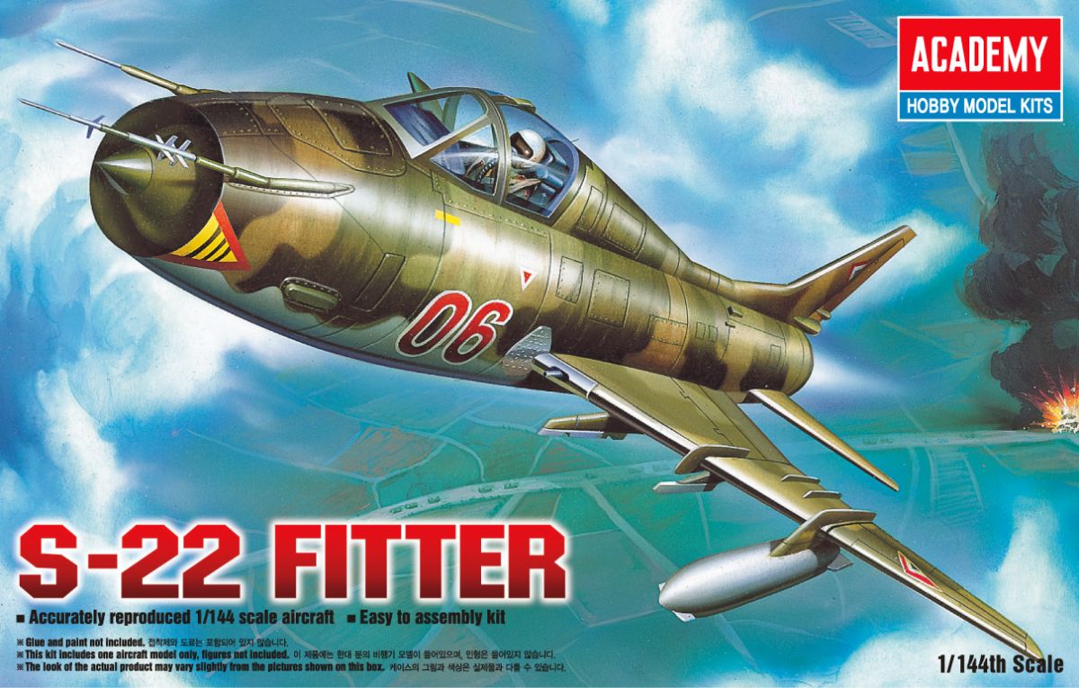 Model Kit letadlo 12612 - S-22 FITTER (1:144) Academy