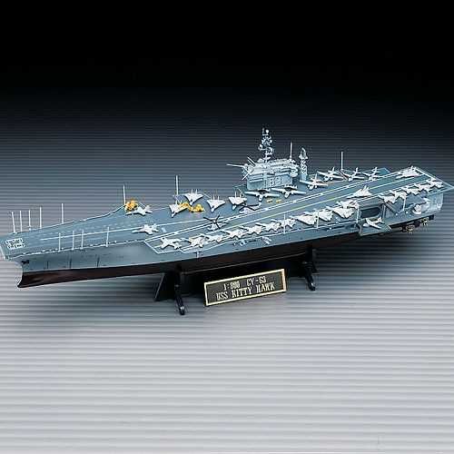 Model Kit loď 14210 - USS CV-63 KITTY HAWK (1:800) Academy