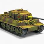 Model Kit tank 13314 - TIGER-1 "LATE VERSION" (1:35) Academy