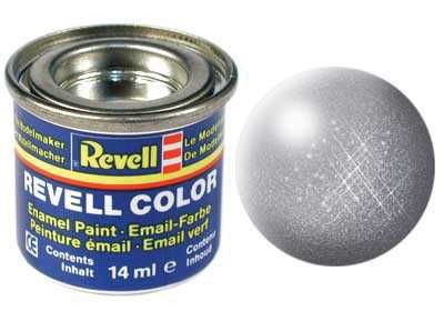 Barva Revell emailová - 32191: metalická ocelová (steel metallic)