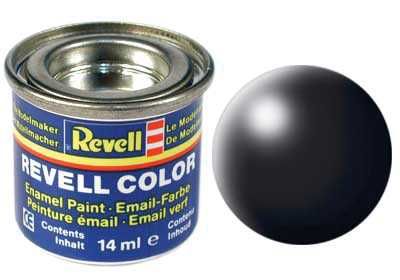 Barva Revell emailová - 32302: hedvábná černá (black silk)