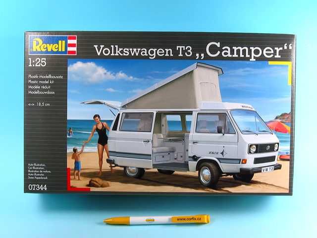 Plastic ModelKit auto 07344 - VW T3 Camper (1:25) Revell