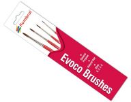 Humbrol Evoco Brush Pack AG4150 - sada štětců (velikost 0/2/4/6)