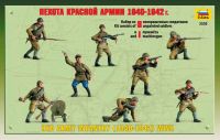 Model Kit figurky 3526 - Red Army Infantry (1940-42) (1:35) Zvezda