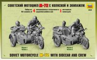 Model Kit figurky 3639 - Soviet WWII Motorcycle M-72 (1:35) Zvezda