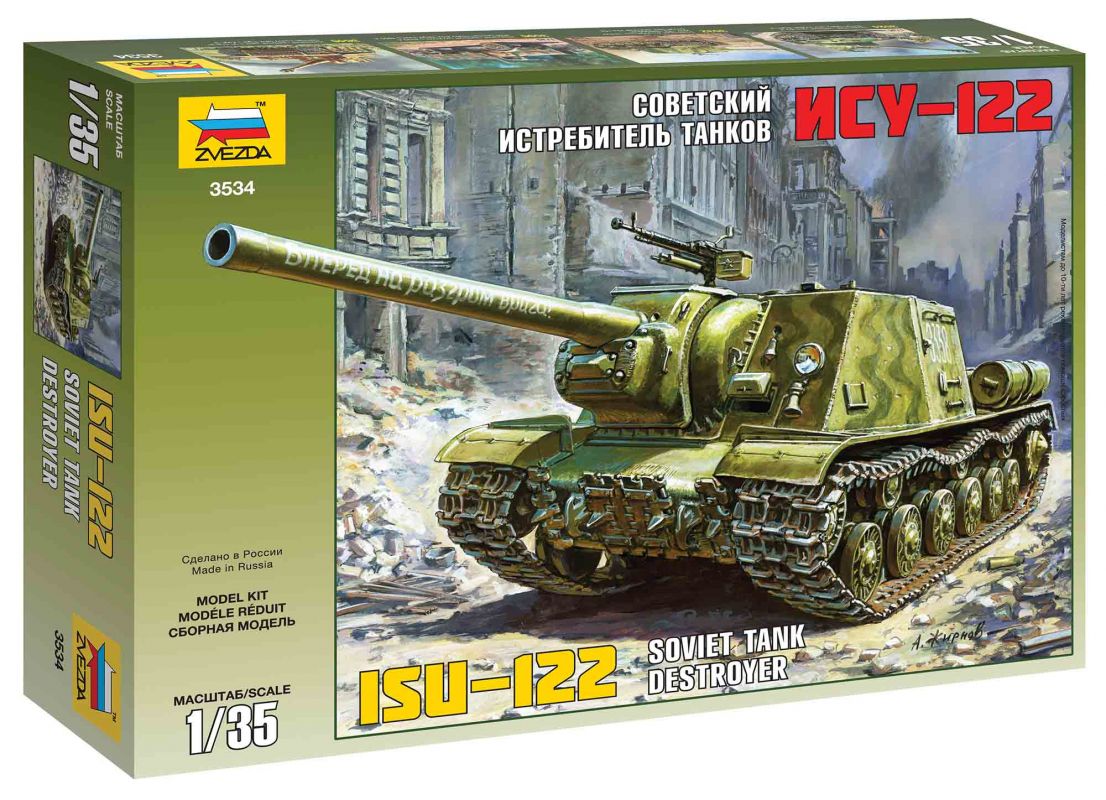 Model Kit military 3534 - ISU-122 (1:35) Zvezda