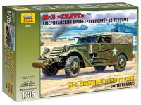 Model Kit military 3581 - M-3 Armored Scout Car with Canvas (1:35) Zvezda