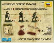 Wargames (WWII) figurky 6108 - Soviet Engineers WWII (1:72) Zvezda