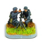 Wargames (WWII) figurky 6111 - German 81mm Mortar with Crew (1:72) Zvezda