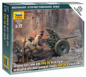 Wargames (WWII) figurky 6114 - German Gun Pak-36 with Crew (1:72) Zvezda
