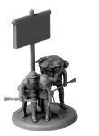 Wargames (WWII) figurky 6143 - German Medical Personnel 1941-43 (1:72) Zvezda