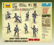 Wargames (WWII) figurky 6146 - Soviet Naval Infantry (1:72) Zvezda