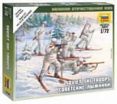 Wargames (WWII) figurky 6199 - Soviet Skiers (1:72) Zvezda