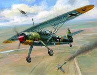Wargames (WWII) letadlo 6184 - Henschel HS-126B (1:144) Zvezda