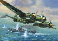 Wargames (WWII) letadlo 6186 - Junkers Ju-88A4 (1:200) Zvezda