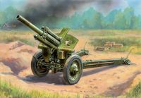 Wargames (WWII) military 6122 - Soviet M-30 Howitzer (1:72) Zvezda