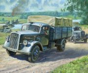 Wargames (WWII) military 6126 - German 3t Truck (1:100) Zvezda