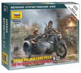 Wargames (WWII) military 6142 - German Motorcycle R-12 (1:72) Zvezda
