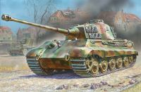 Wargames (WWII) military 6204 - King Tiger Ausf. B - German heavy tank (1:100) Zvezda